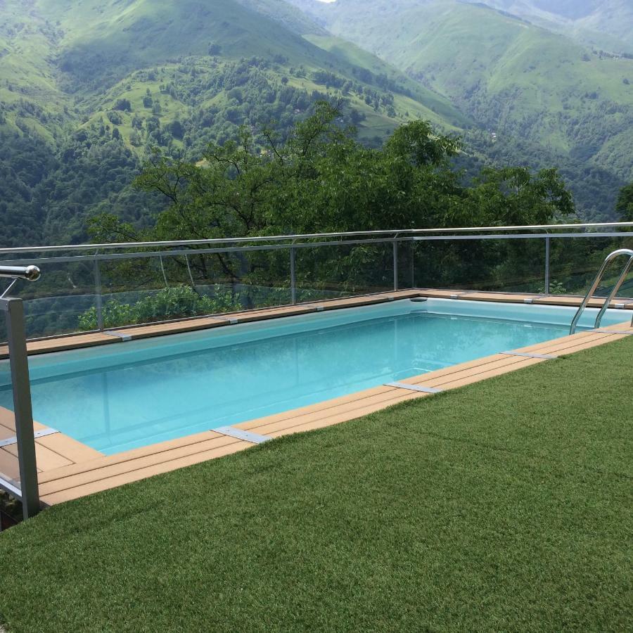 Garzeno Chalet Con Piscina מראה חיצוני תמונה