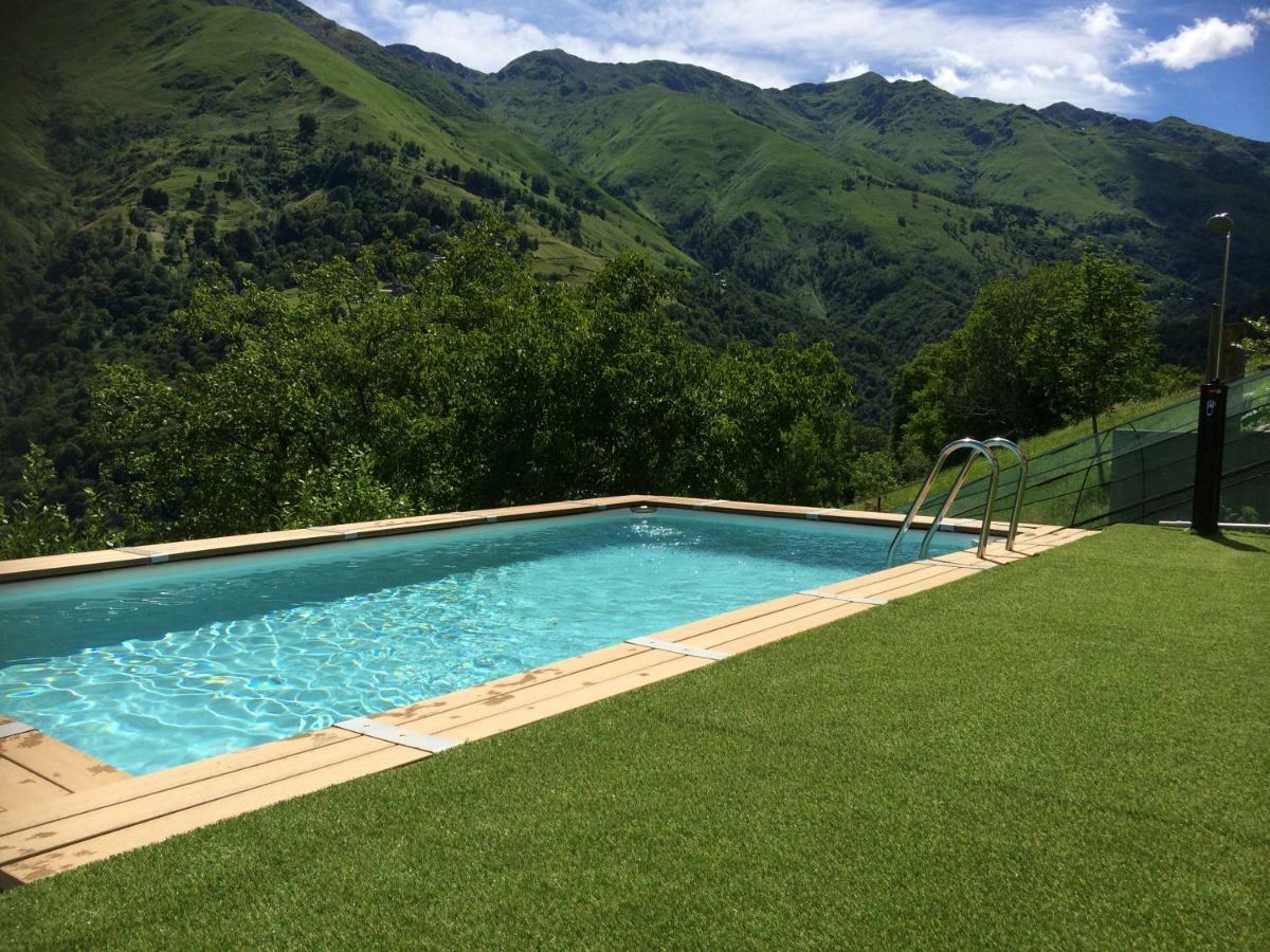 Garzeno Chalet Con Piscina מראה חיצוני תמונה