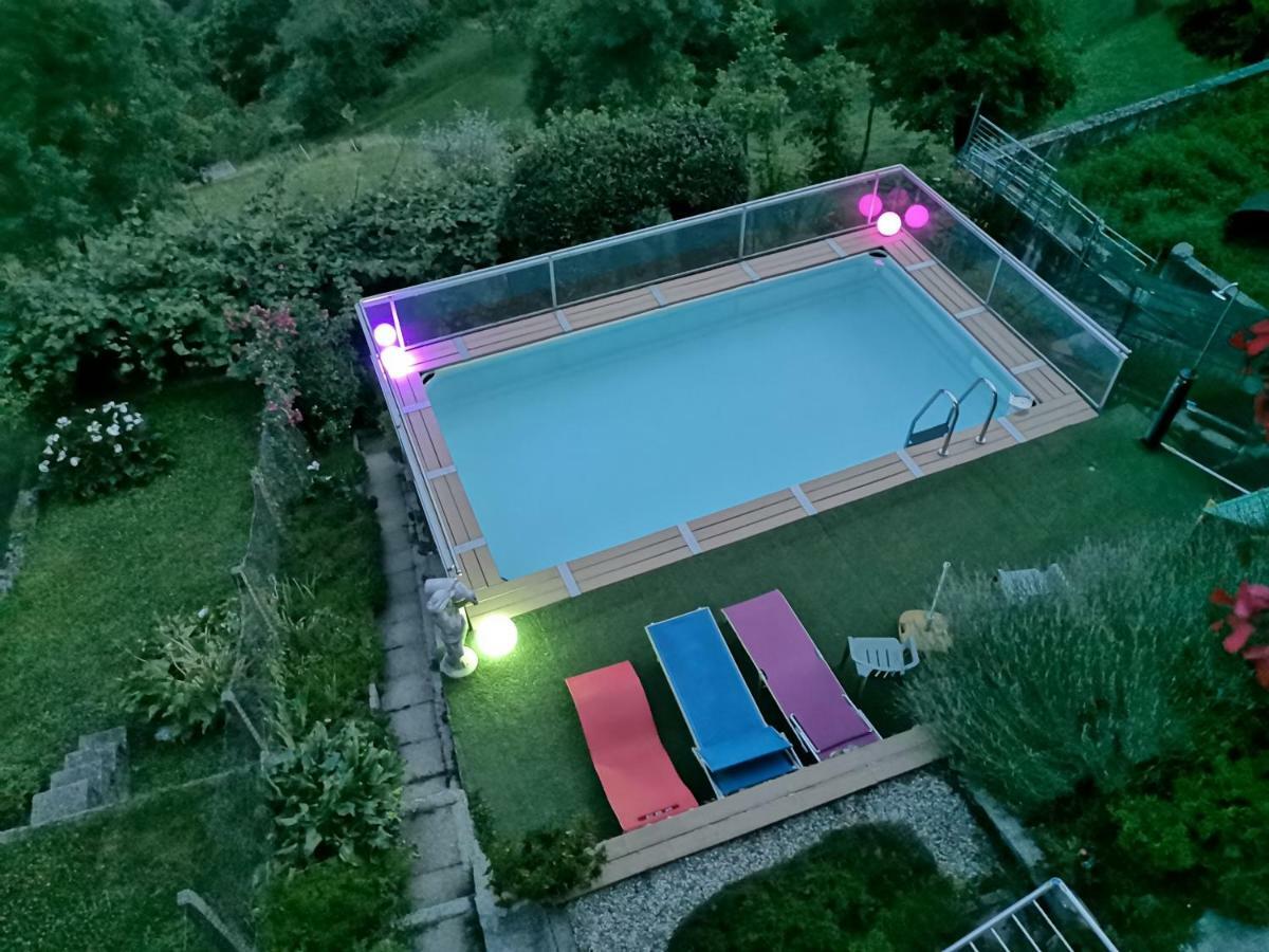 Garzeno Chalet Con Piscina מראה חיצוני תמונה